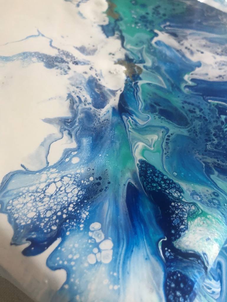 Shades of Blue Painting by devayani vaishnav
