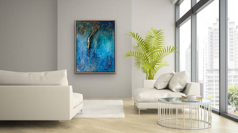 Original Abstract Expressionism Abstract Painting by devayani vaishnav
