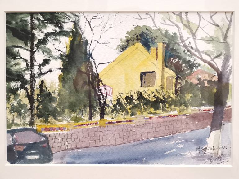 Original Impressionism Landscape Painting by Xiaojian Li