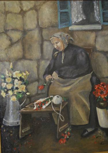 Original Figurative Women Painting by Ellen Moritt