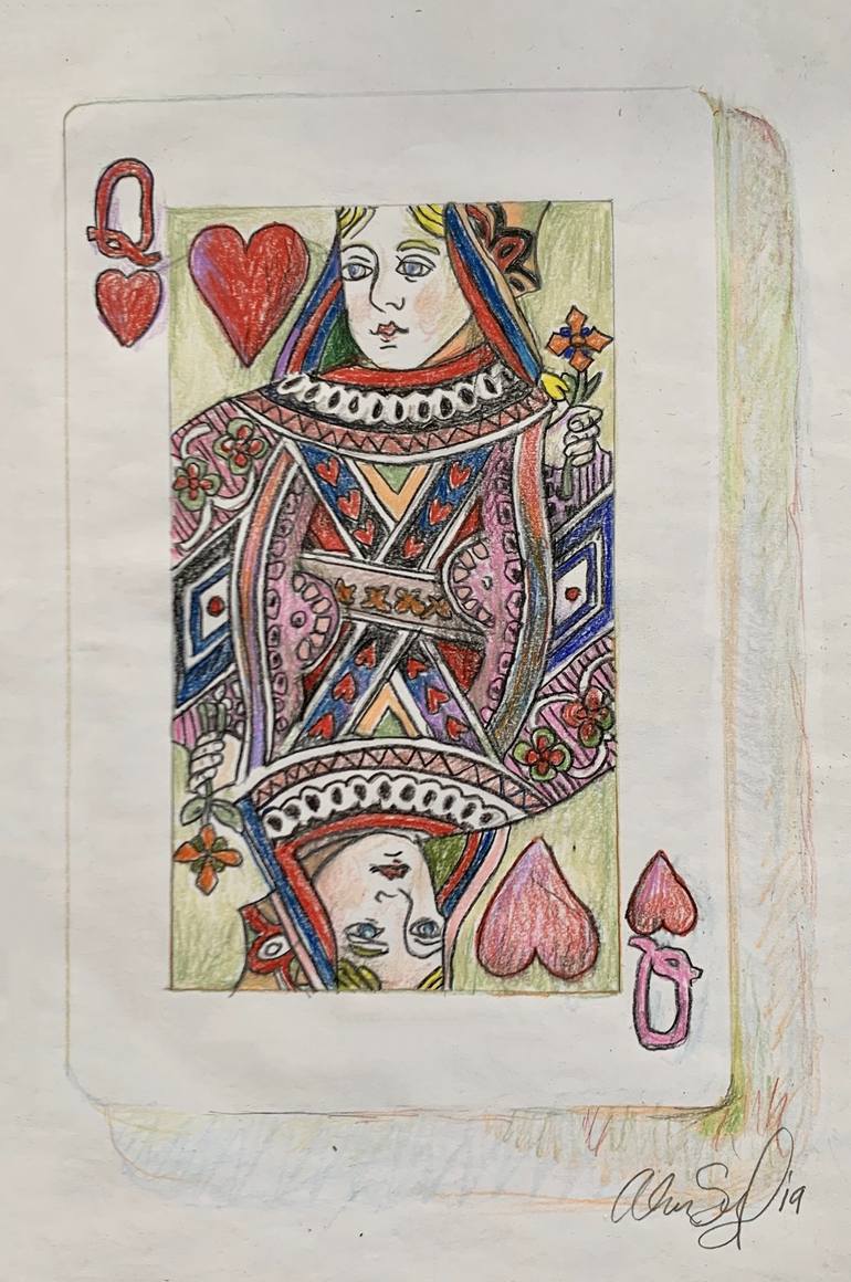 queen of hearts sketch