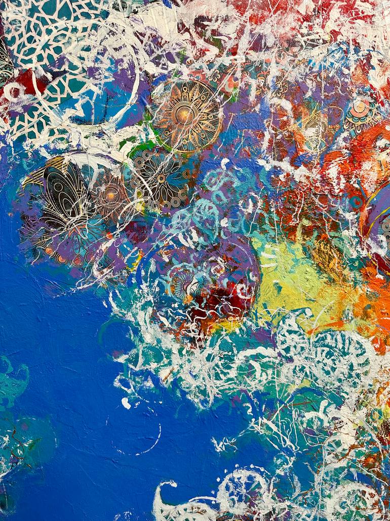 Original Abstract Expressionism Abstract Painting by Emin Gahramanov