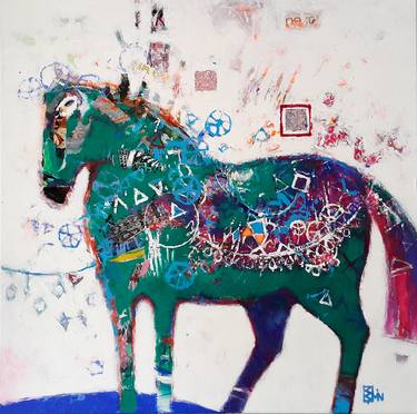 My Kingdom For A Horse Collage by Robyn Dansie