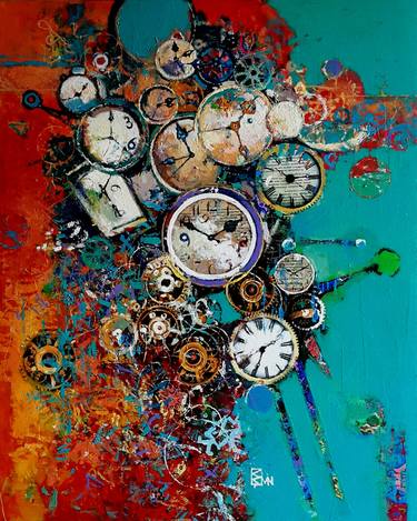 Original Abstract Time Collage by Emin Gahramanov