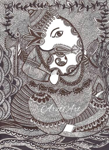 Lord Ganesha Drawing Images