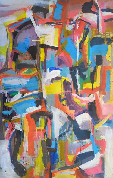 Original Abstract Expressionism Abstract Paintings by bm bundi