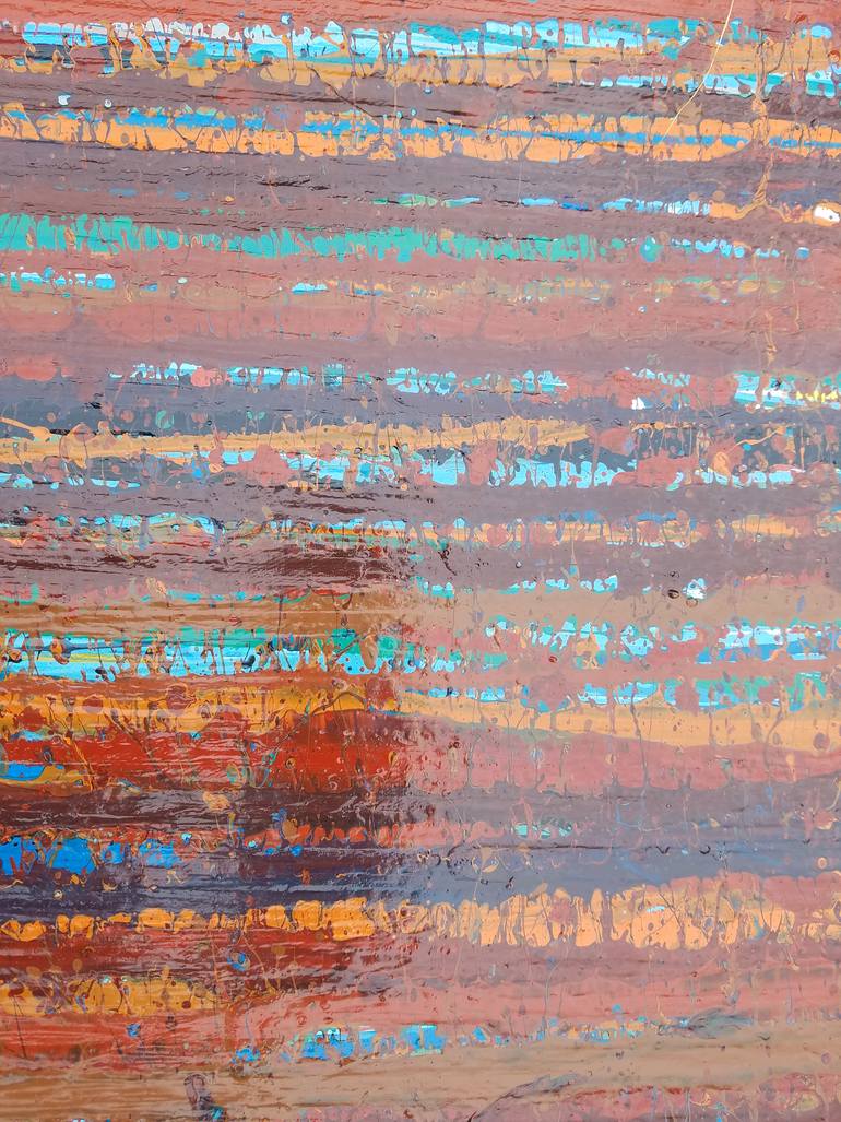 Original Abstract Expressionism Abstract Painting by Bm Bundi