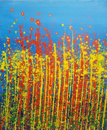 Original Abstract Expressionism Abstract Paintings by bm bundi