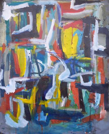 Original Abstract Expressionism Abstract Paintings by Bm Bundi