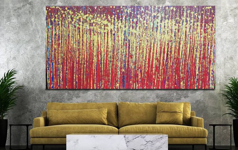 Original Abstract Expressionism Abstract Painting by bm bundi