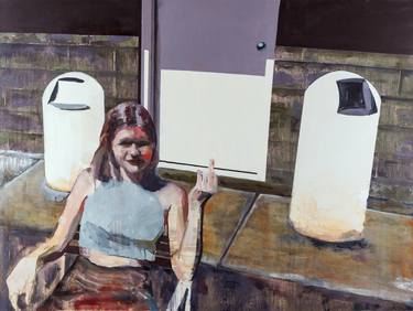 Print of Figurative People Paintings by Lizzie Wortham