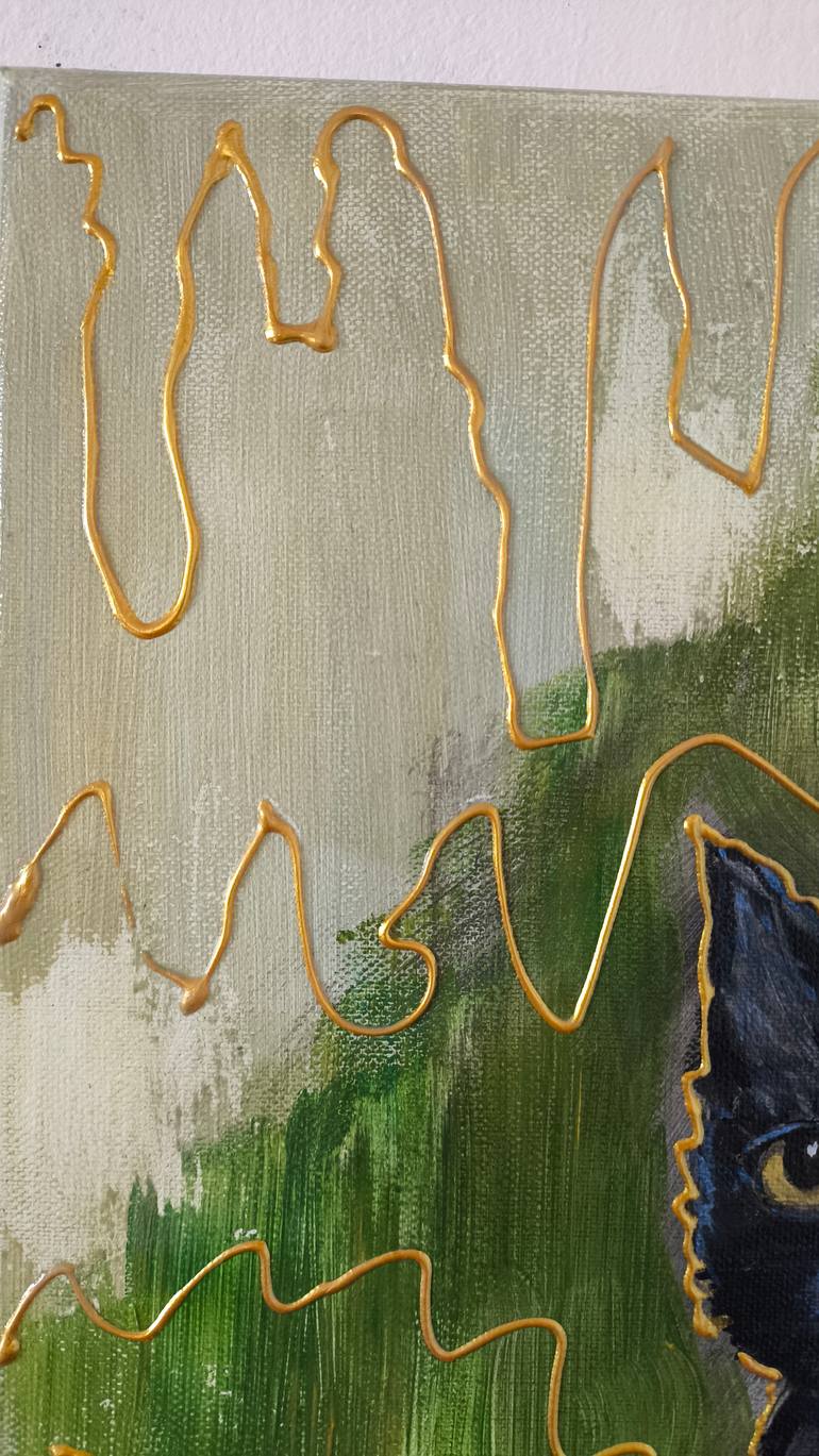 Original Expressionism Animal Painting by Bila Kvitka