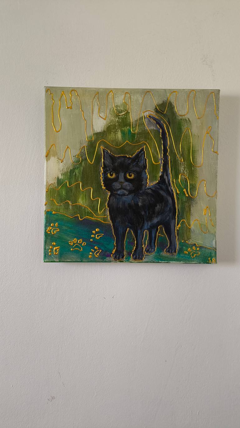 Original Expressionism Animal Painting by Bila Kvitka