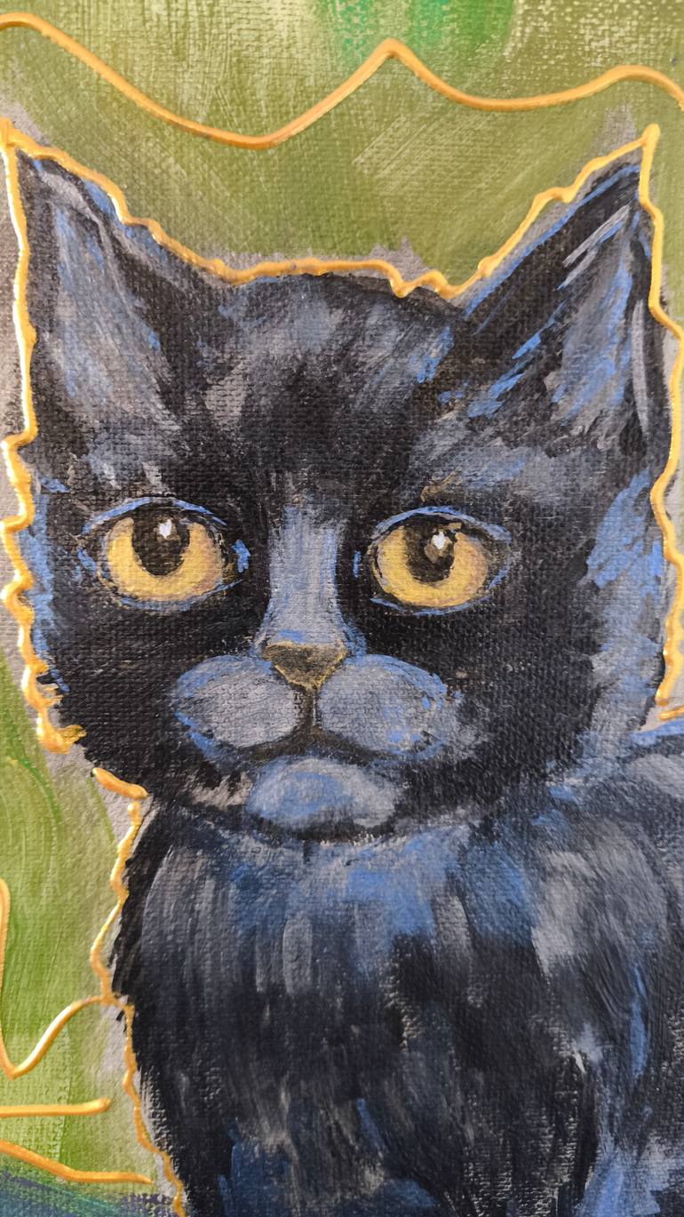 Original Expressionism Animal Painting by Bila Kvitka