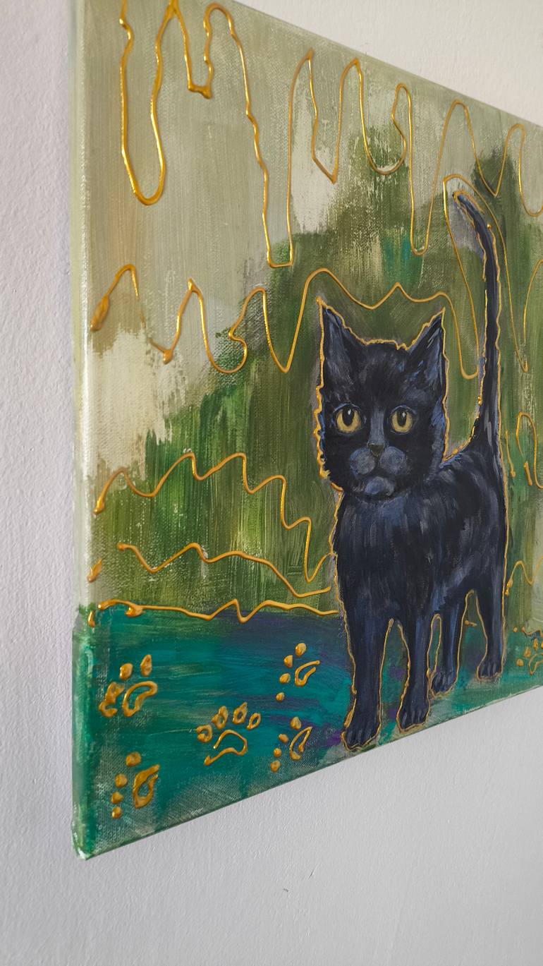 Original Expressionism Animal Painting by Bila Kvitka