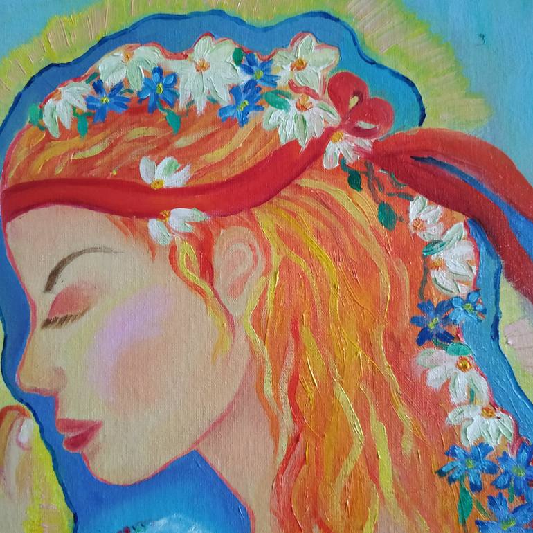 Original Expressionism Family Painting by Bila Kvitka