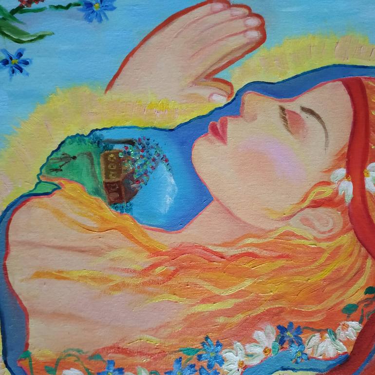 Original Expressionism Family Painting by Bila Kvitka