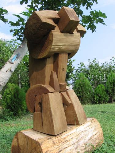 Original Cubism Body Sculpture by Veselin Kavalov