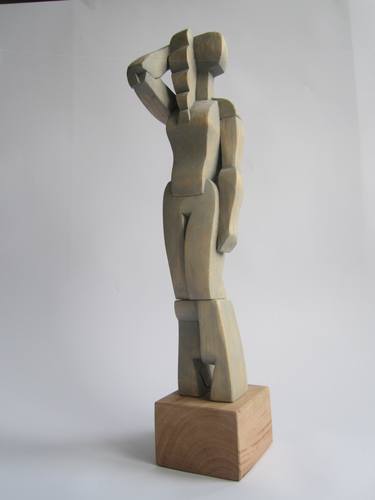 Original Cubism Abstract Sculpture by Veselin Kavalov