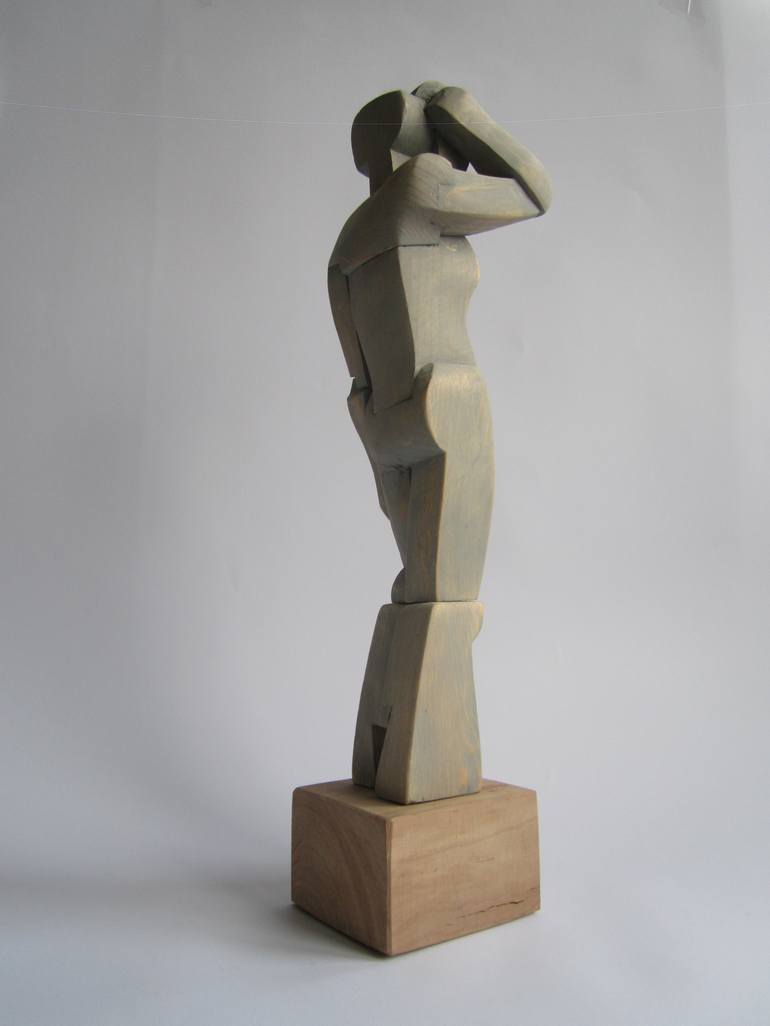 Original Cubism Abstract Sculpture by Veselin Kavalov