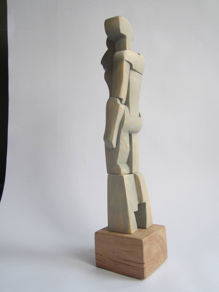 Original Cubism Abstract Sculpture by Veselin Kavalov