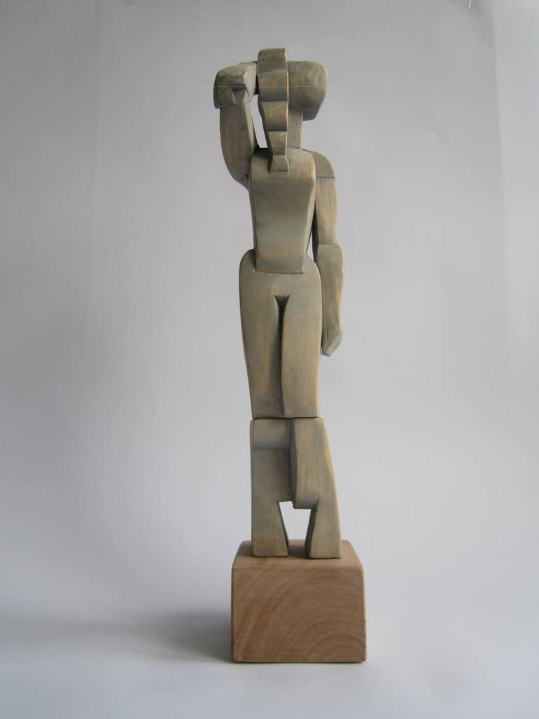 Original Cubism Abstract Sculpture by Veselin Kavalov