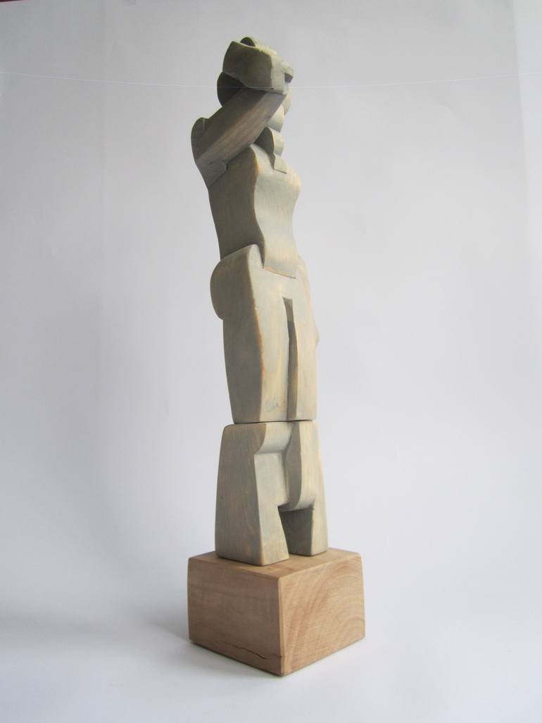 Original Cubism Abstract Sculpture by Veselin Kavalov