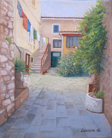 Print of Realism Architecture Paintings by Leonora Lange