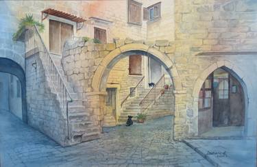 Print of Realism Architecture Paintings by Leonora Lange