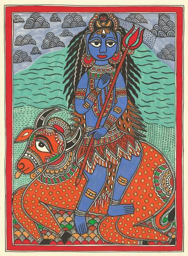 Madhubani Painting-Shiva thumb
