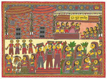 Print of Religious Paintings by Sarita Devi