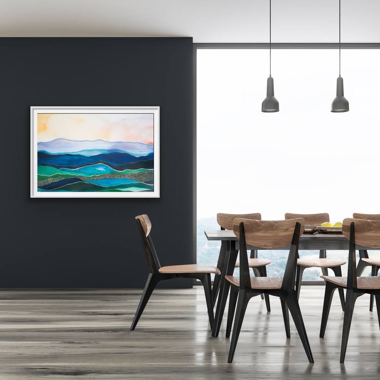 Original Abstract Landscape Painting by Sophie Berger