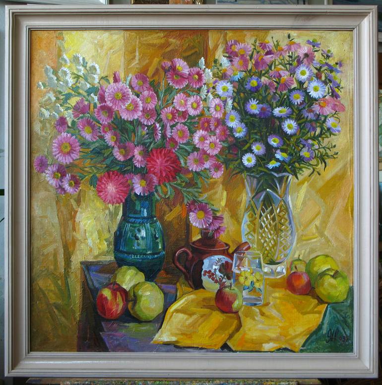 Original Realism Still Life Painting by Nikolai Yaravoy