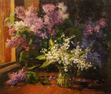 Spring bouquet of lilac thumb