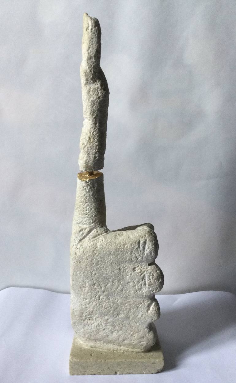 Original Abstract Expressionism Mortality Sculpture by gilbert loutfi