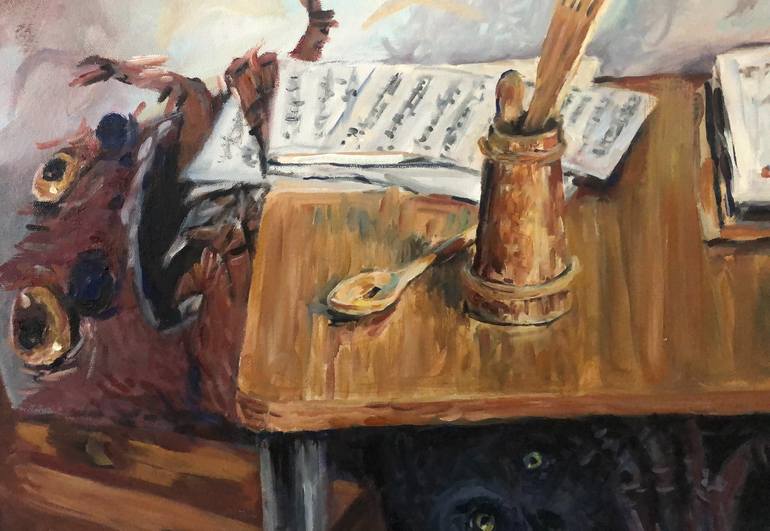 Original Music Painting by Laraine Kaizer