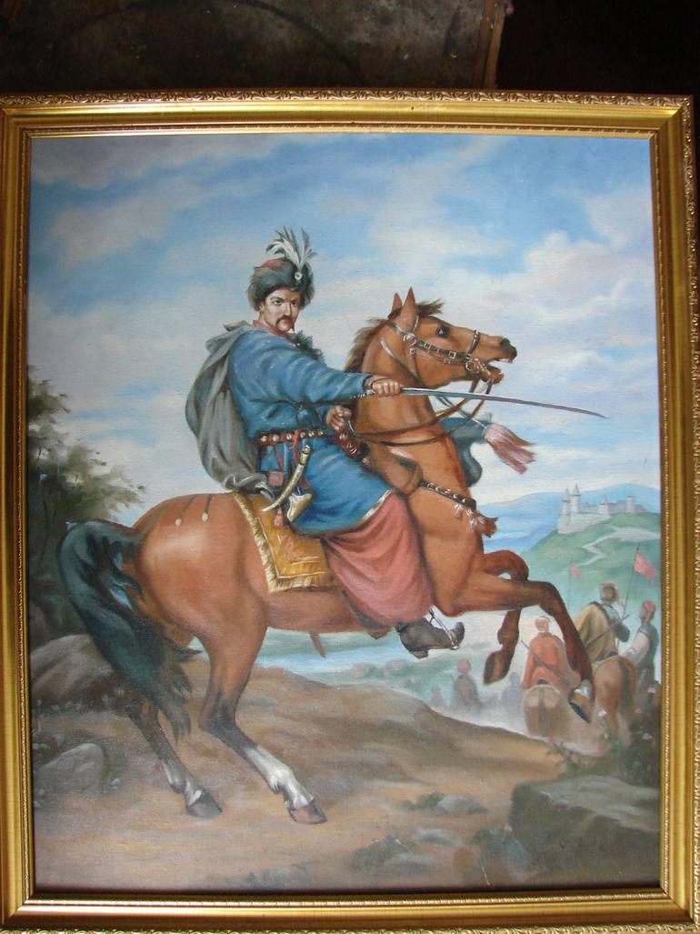 Original Illustration Men Painting by Viktor Furman