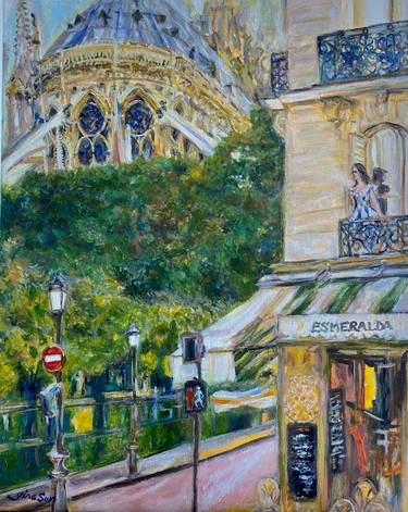 Original Fine Art Cities Paintings by Gina Son