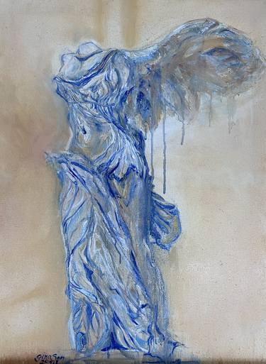 Victory of Samothrace (Series of 2 in Blue) thumb