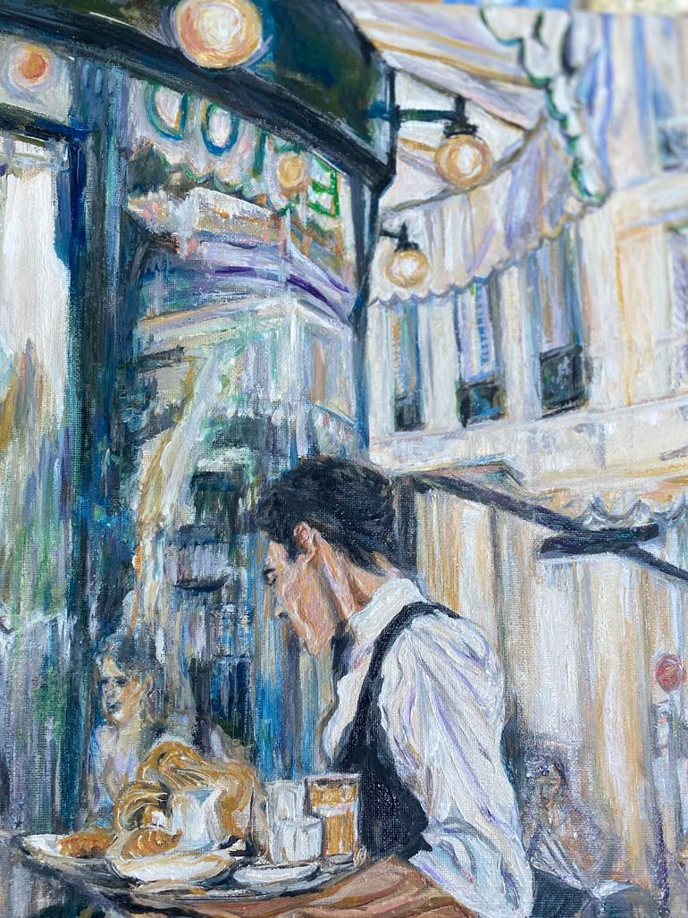 Original Impressionism Food & Drink Painting by Gina Son