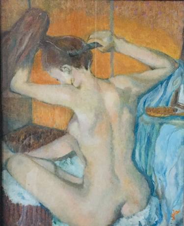 Study of Degas' Woman Bathing thumb