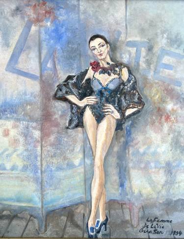 Original Fine Art Performing Arts Paintings by Gina Son