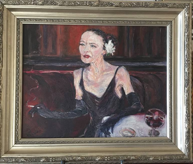 Original Expressionism Performing Arts Painting by Gina Son