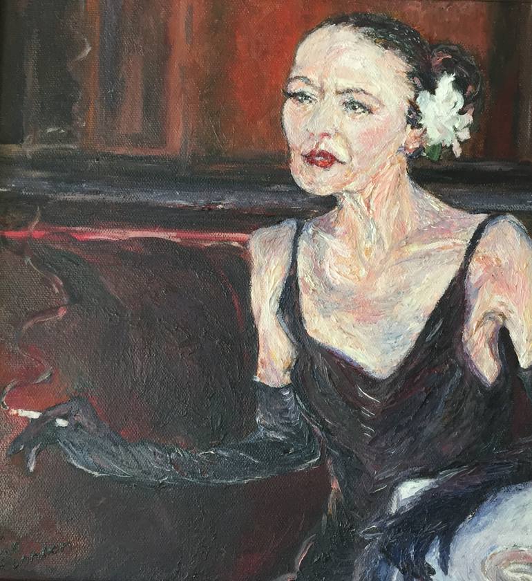 Original Expressionism Performing Arts Painting by Gina Son