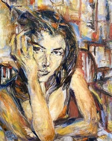 Original Expressionism Women Paintings by Gina Son