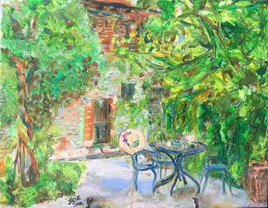 Original Garden Paintings by Gina Son