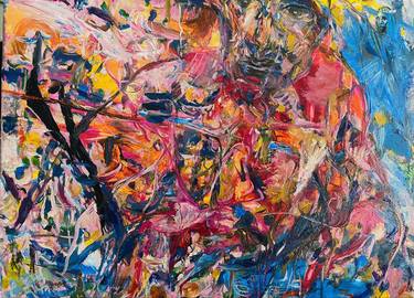 Original Abstract Expressionism Abstract Paintings by Gina Son