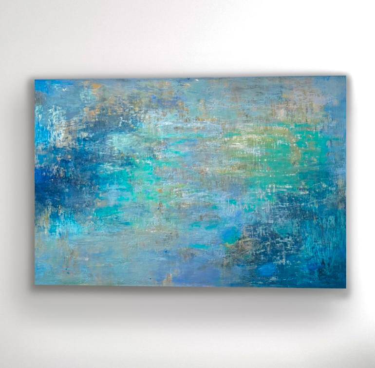 Original Abstract Expressionism Abstract Painting by Karen Marki