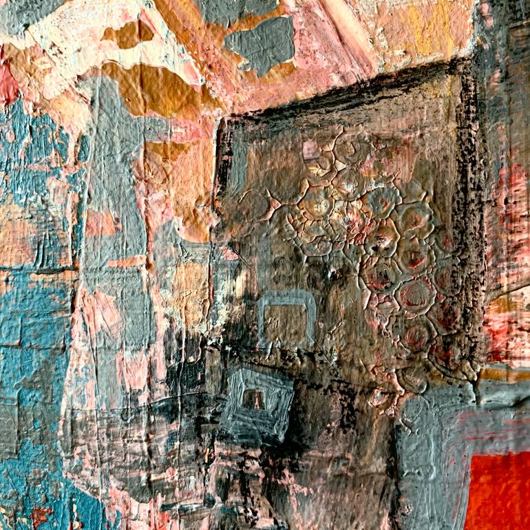Original Abstract Expressionism Abstract Painting by Karen Marki