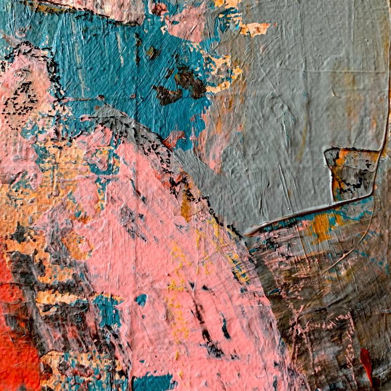Original Abstract Expressionism Abstract Painting by Karen Marki
